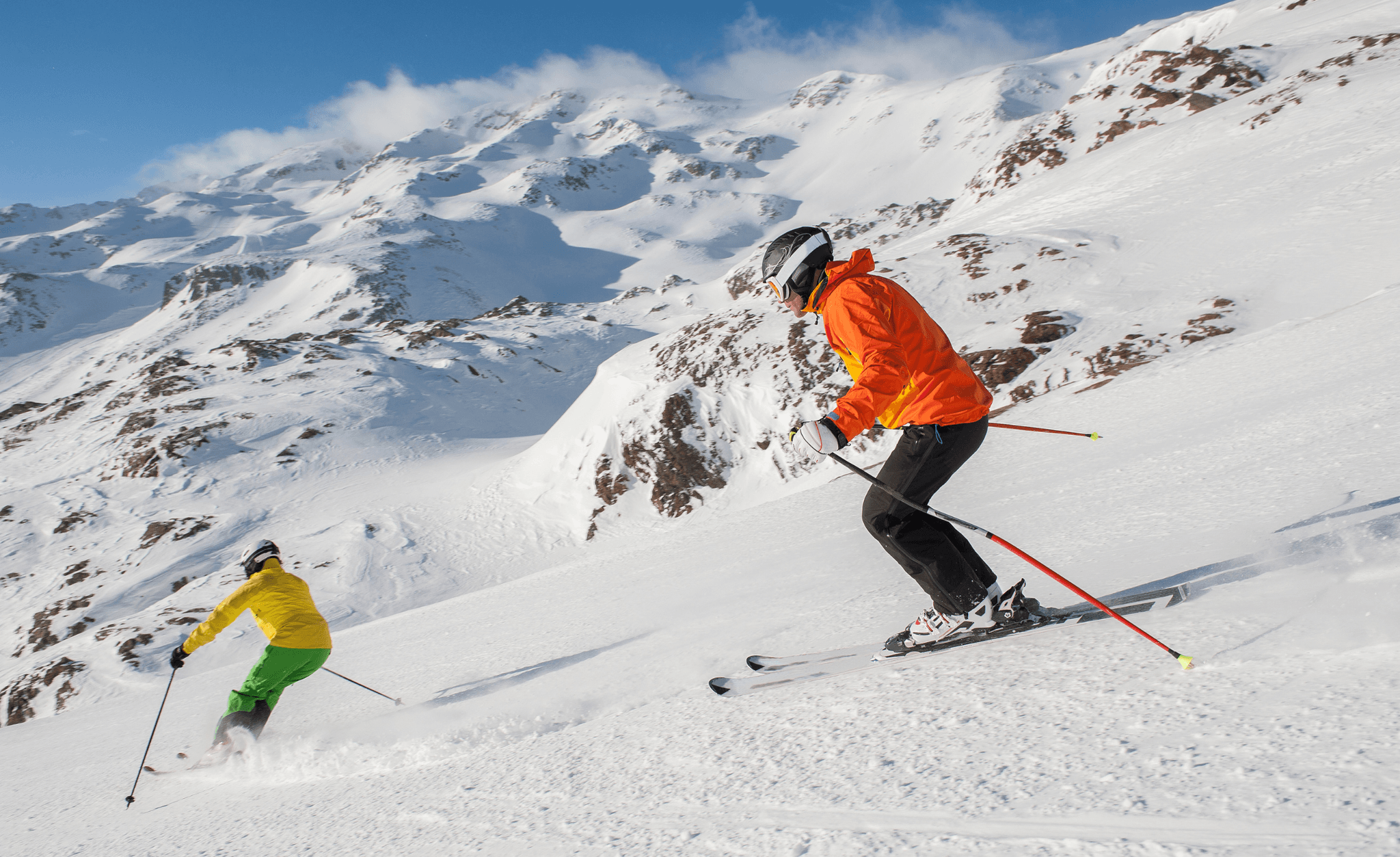 skiing