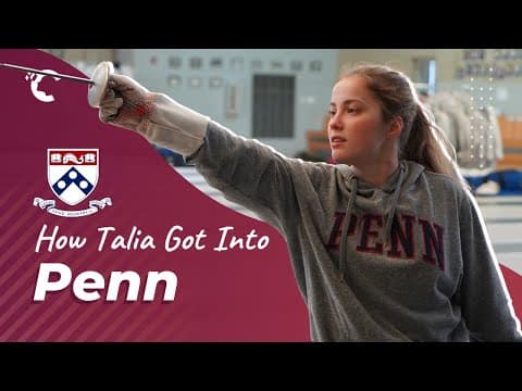 How Talia Got Into Penn with Crimson