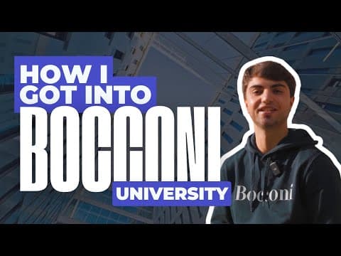 Como nosso aluno Guilherme foi aceito em Bocconi