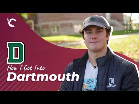 How Aussie student Julian got into Dartmouth
